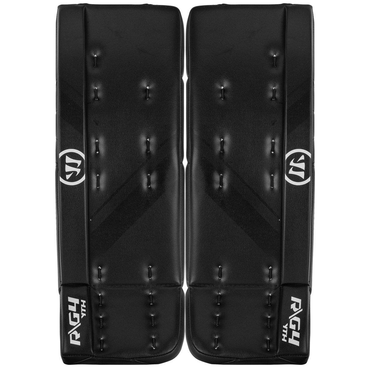 Warrior Ritual G4 Youth Goalie Leg Pads in Black Size 19+.5in