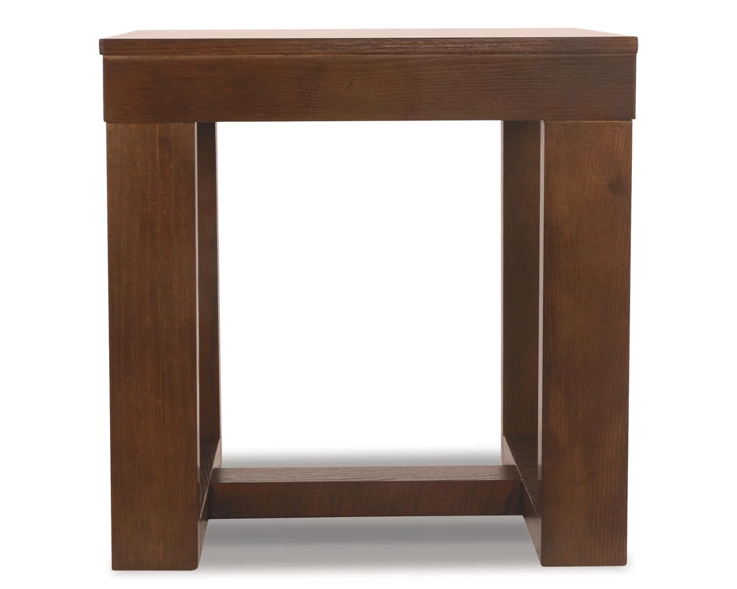 Signature Design by Ashley Contemporary Watson End Table  Dark Brown