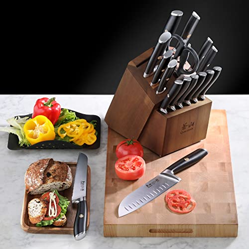 Cangshan Z1-Z Series 17-Piece Knife Block Set Collection