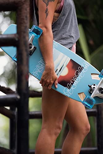 FLOW Surf Skates Cruiser Skateboard with Carving Truck