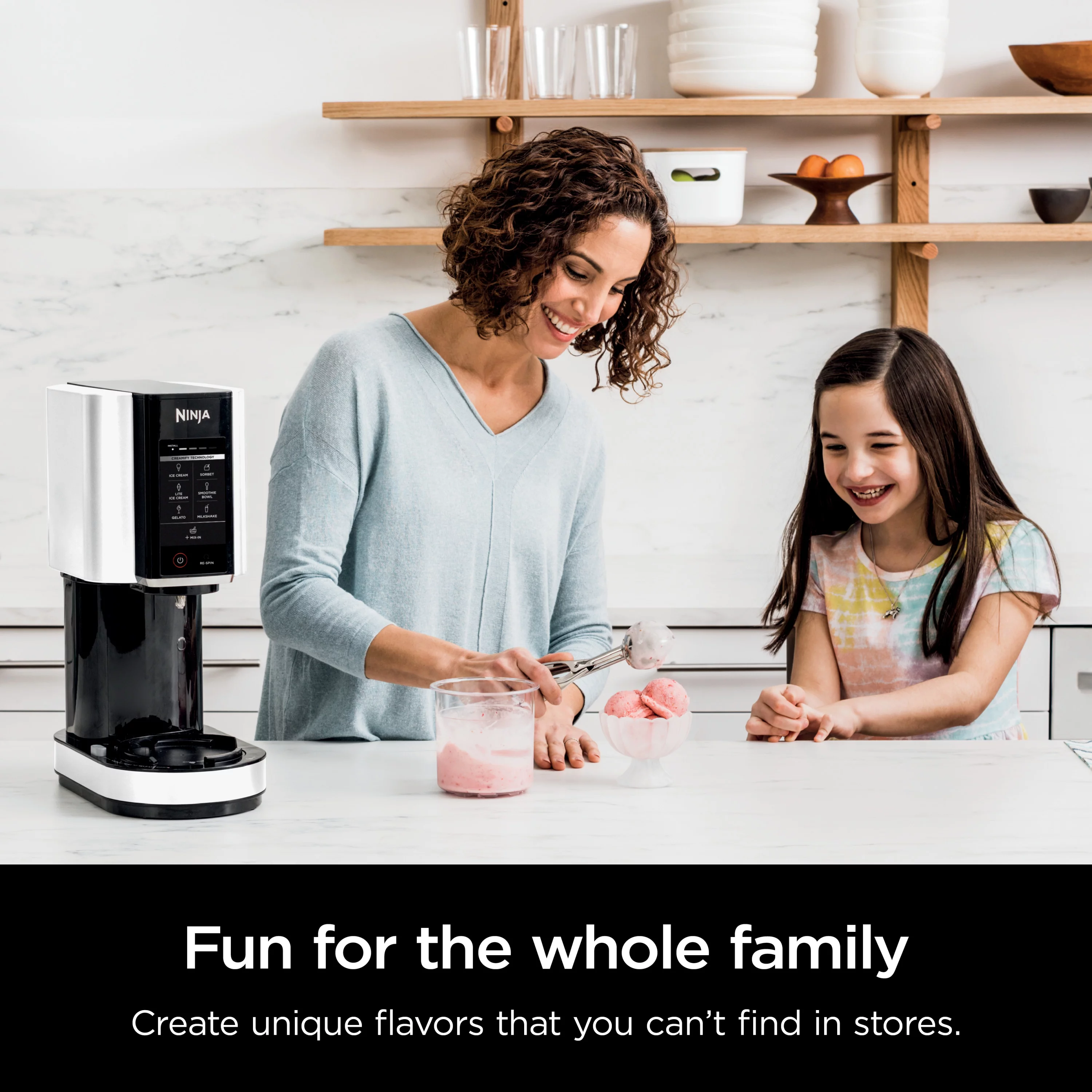 Ninja® CREAMi®, Ice Cream Maker and Frozen Treat Maker with 7 One-Touch Programs, NC300WMWH