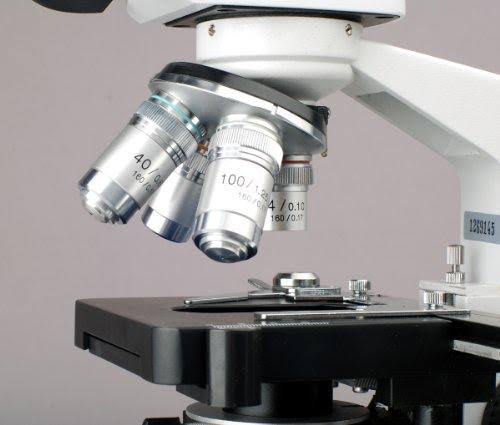 Amscope 40X-2500X LED Digital Binocular Compound Microscope W 3D Stage + 5MP USB Camera