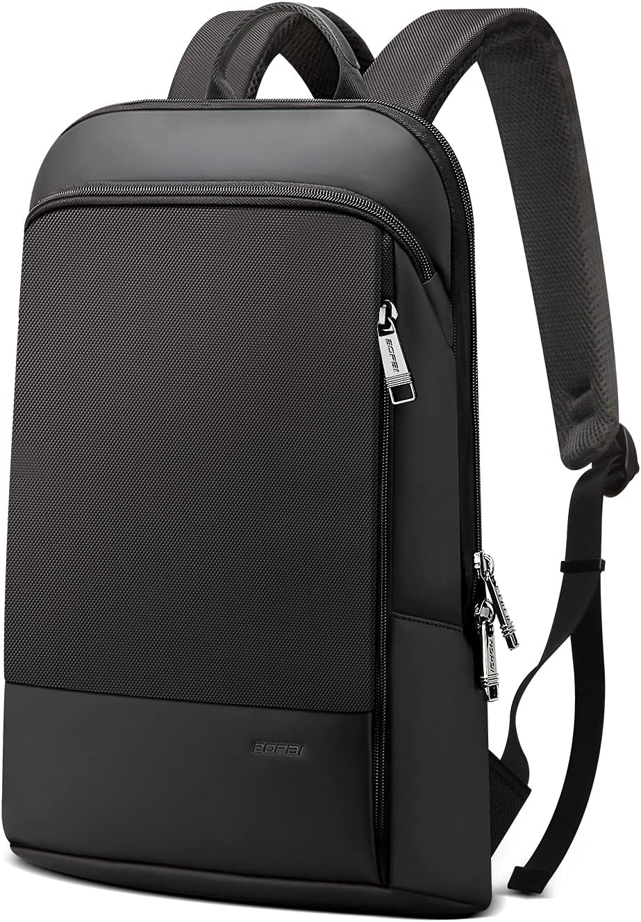 BOPAI 17 inch Super Slim Laptop Backpack Men Anti Theft Backpack Waterproof College Backpack Travel Laptop Backpack for Men Business Laptop Backpack Casual Daypack Men