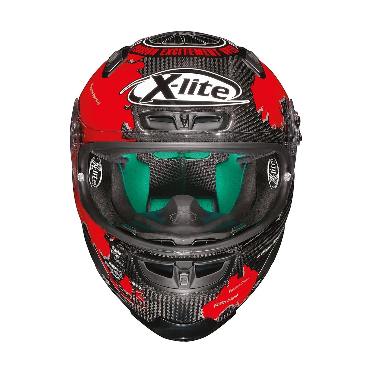 X-Lite Helmet X-803 Ultra Carbon Checa Carbon Size L
