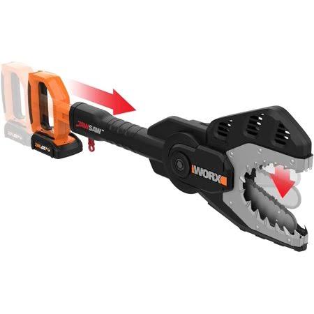 Worx WG320 JawSaw 20V PowerShare Cordless Electric Chainsaw with Auto-Tension