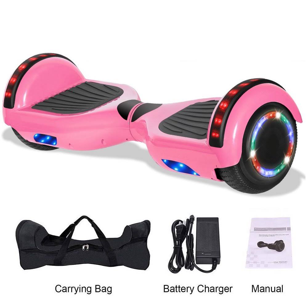 GlareWheel Self Balancing Scooter Hoverboard Bluetooth Light Up Wheel