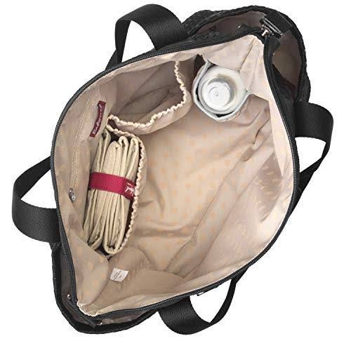 Babymel Cara Ultra Lite Black Scuba Diaper Bag