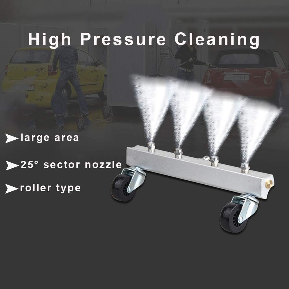 LadyRosian Pressure Washer Undercarriage Cleaner, Undercarriage Pressure Washer 4000 PSI, Car Wash Cleaner, Under Car Wash - 13 Inch 1500 PSI+