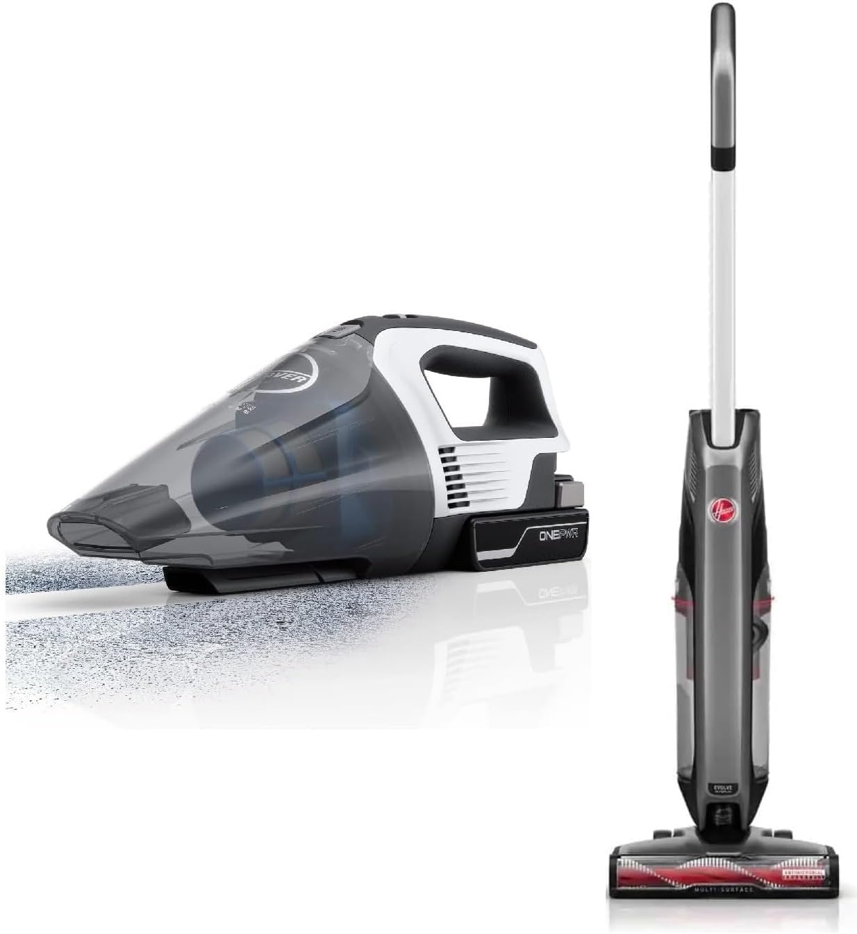 Hoover ONEPWR Evolve Pet Plus+ Cordless Upright Vacuum Cleaner, Red