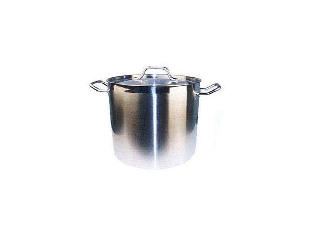 Winco SST-60 Stainless Steel Stock Pot 60 qt with Cover
