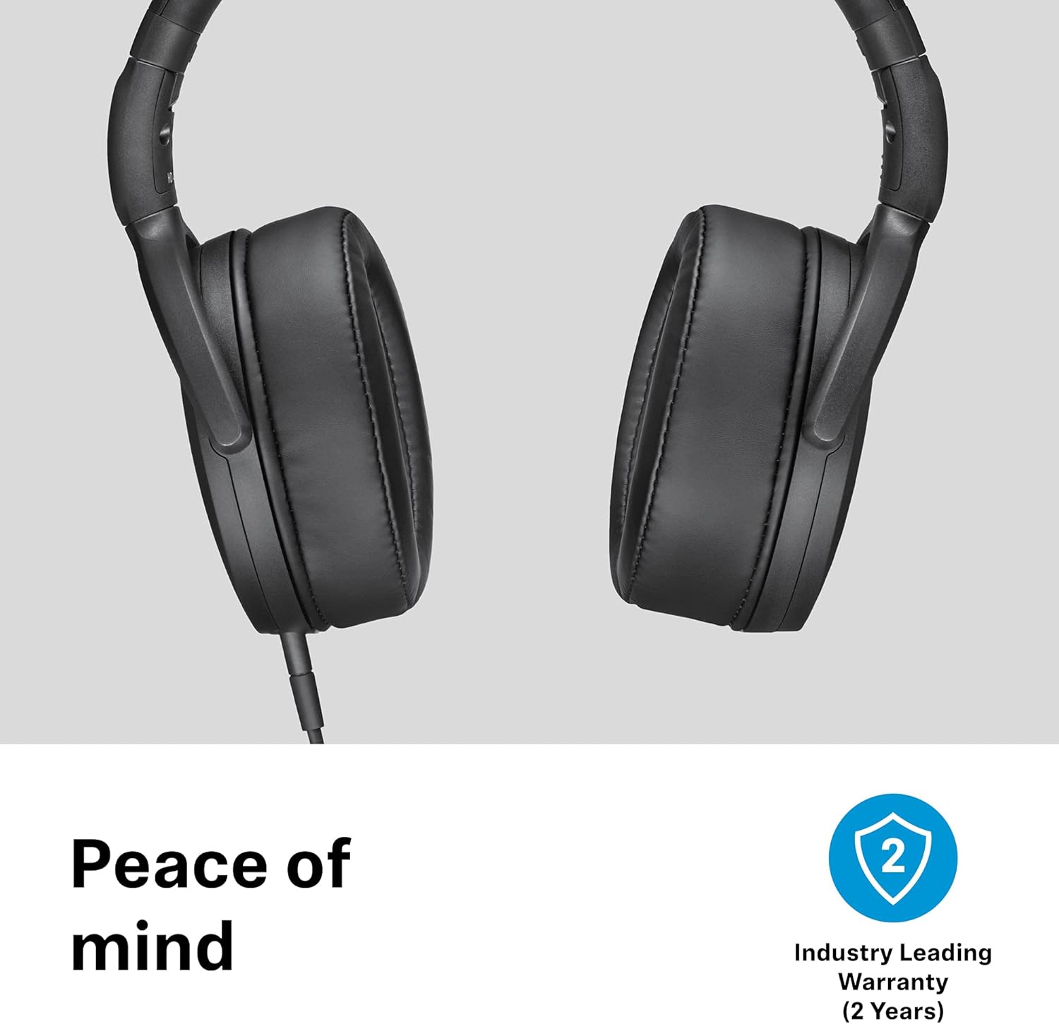 Sennheiser HD 400S Closed Back, Around Ear Headphone with One-Button Smart Remote on Detachable Cable