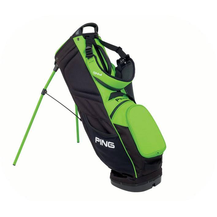 Ping Juniors& Prodi G Stand Bag, Black/Electric Green