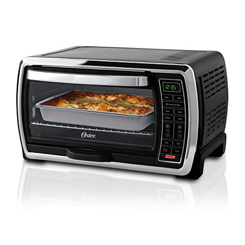 Oster Large Digital Countertop Toaster Oven Tssttvmndg Stainless Steel Dropdown Door Knob countertop oven