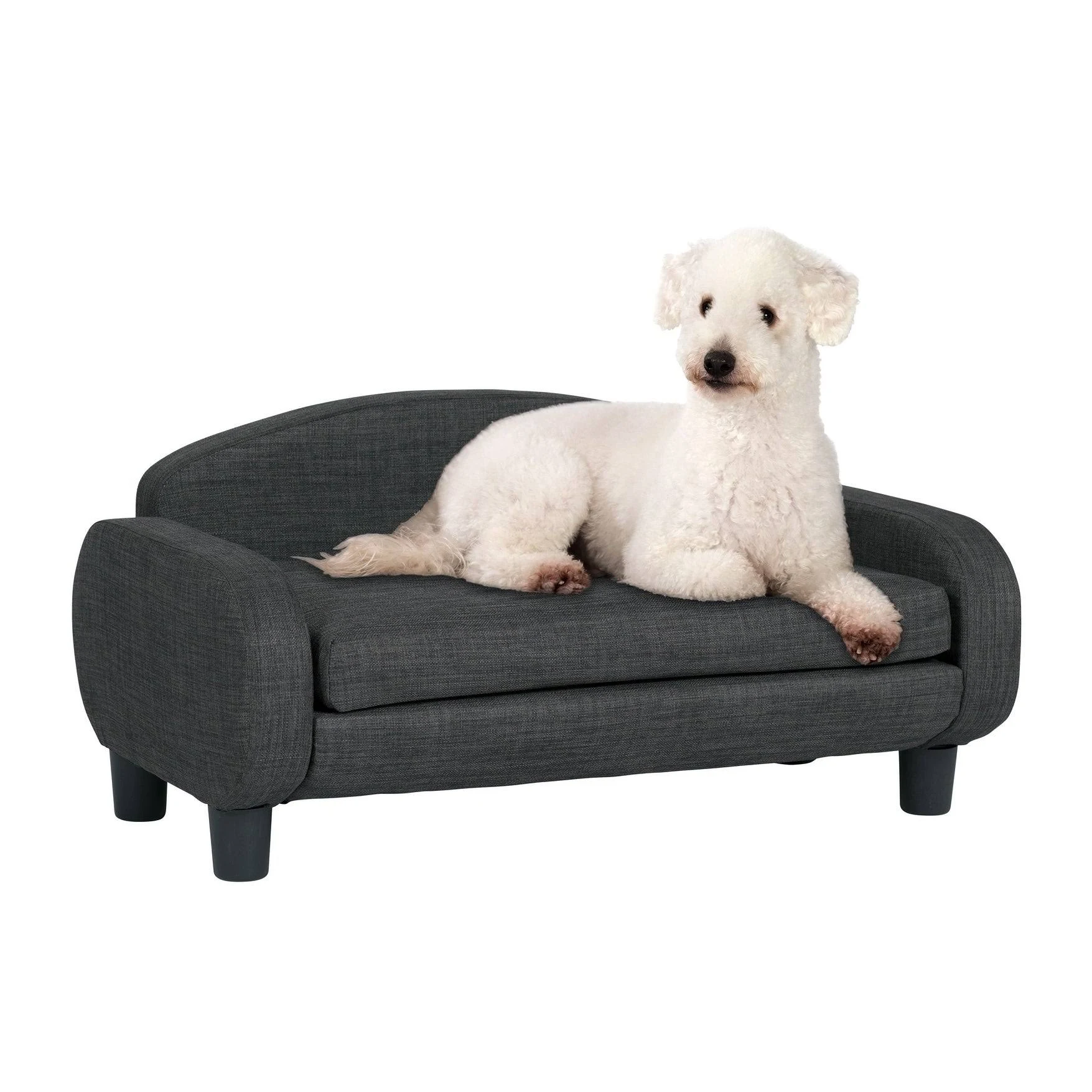 Paws and Purrs Pet Sofa Bed - Dark Grey, Gray