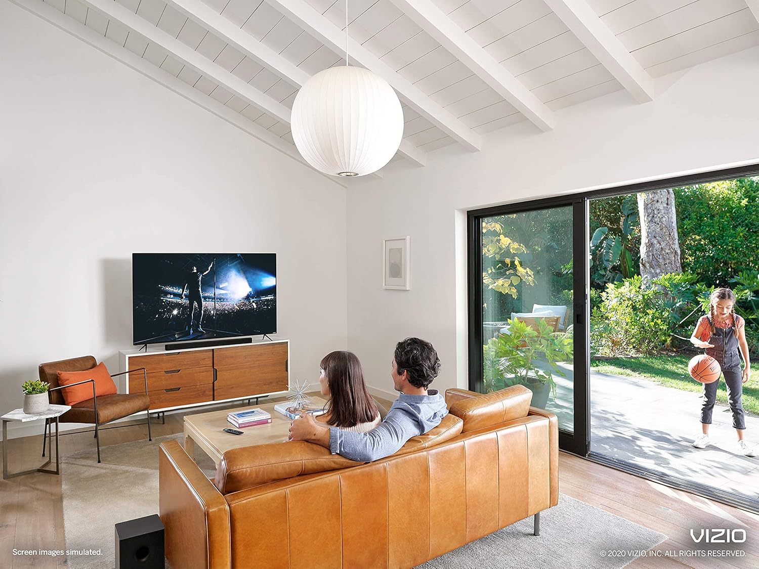 VIZIO V-Series 2.1 Channel Soundbar System with 5-inch Wireless Subwoofer - Black (Renewed)