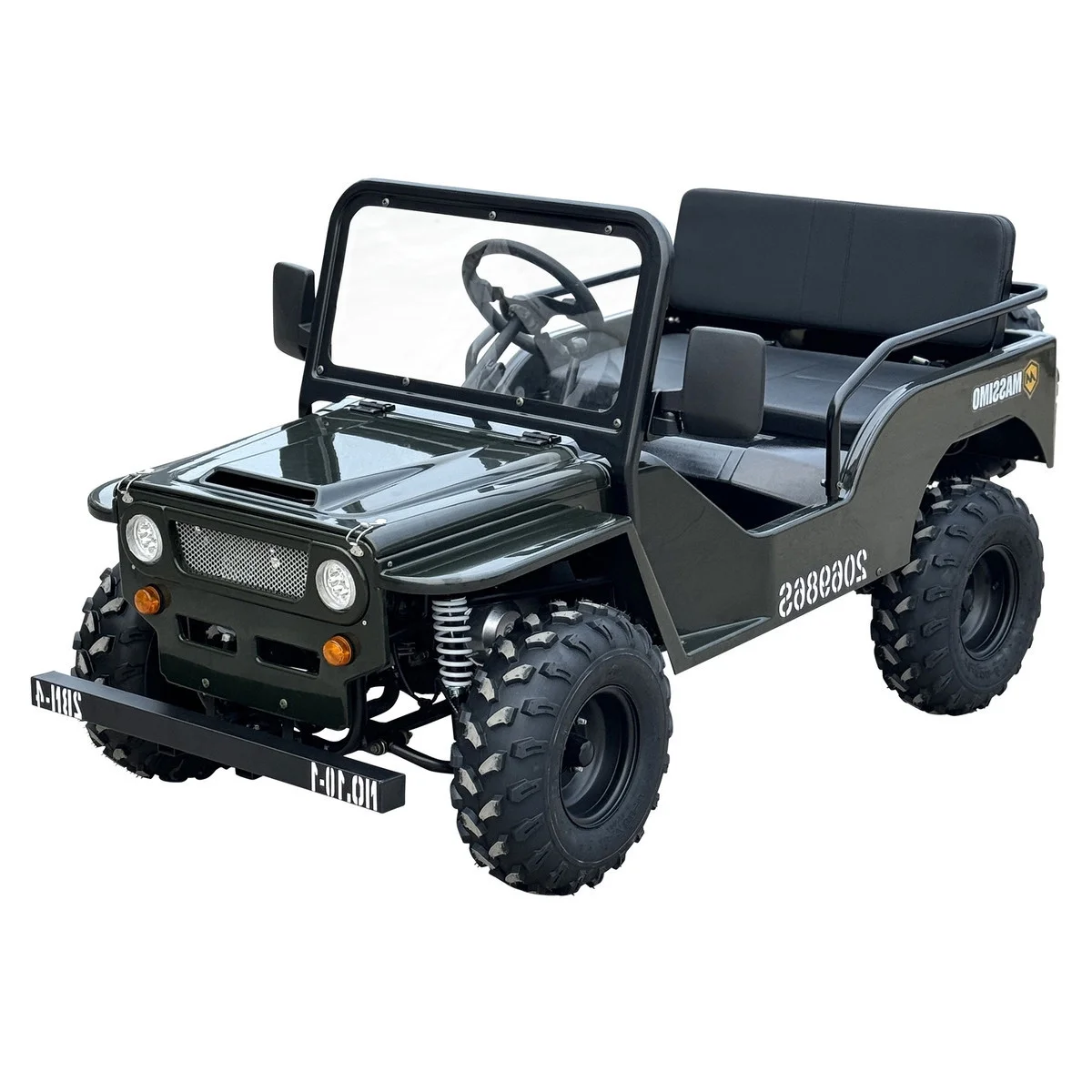 Massimo Mini 125 | 4 Stroke 9HP 2WD (Go Kart) (Green) - Curated Treasures Market