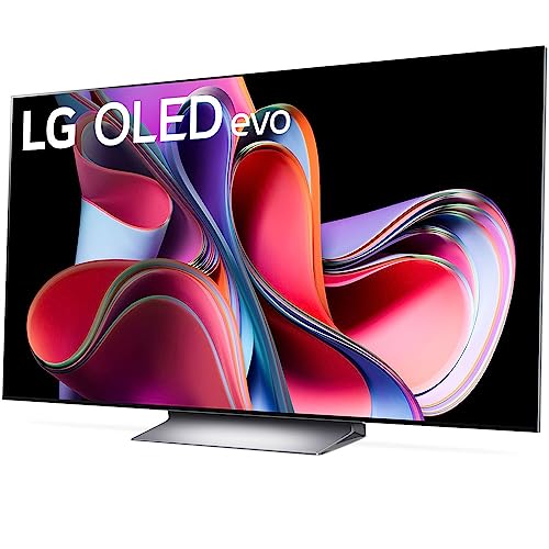 LG OLED evo G3 4K Smart TV 120Hz Bundle GX 3.1 ch High Res Audio Soundbar with Wireless Subwoofer Dolby Atmos (2023 Model)