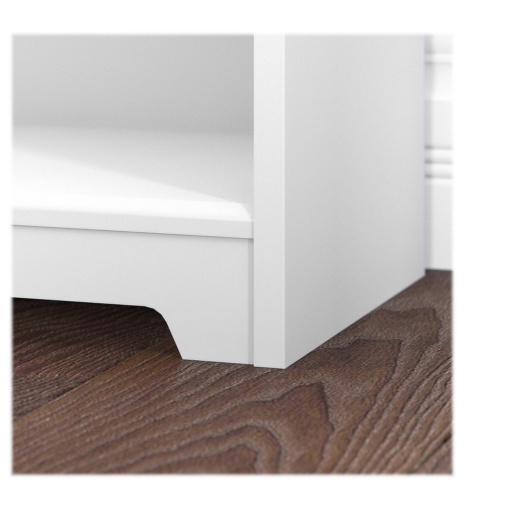 Bush Furniture Cabot 5 Shelf Bookcase - White
