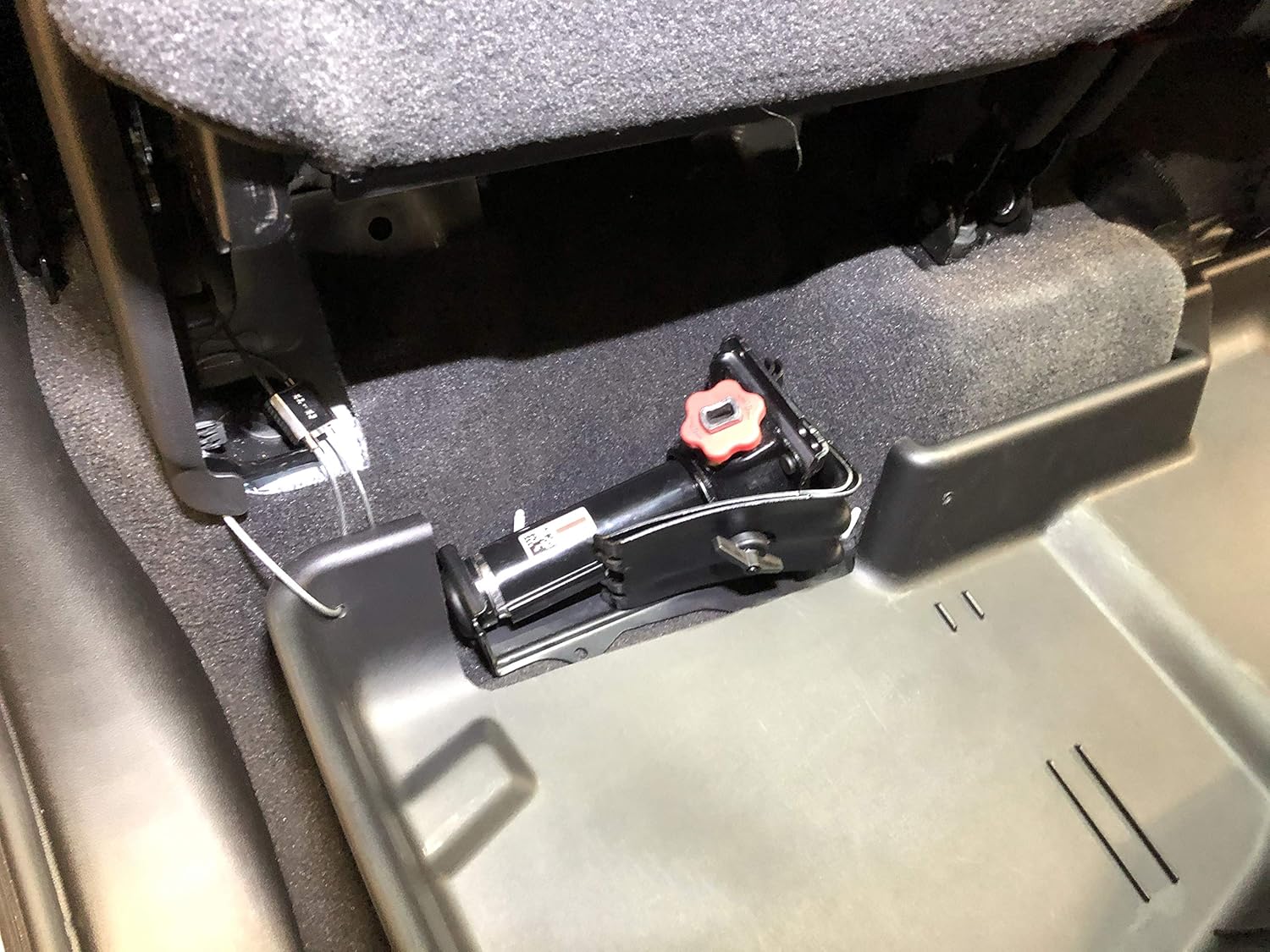 Red Hound Auto Under Seat Storage Box Compatible with Chevrolet Chevy GMC Silverado Sierra 1500 2019-2022, 2500HD 3500HD 2020-2022 Crew Cab Only Underseat System
