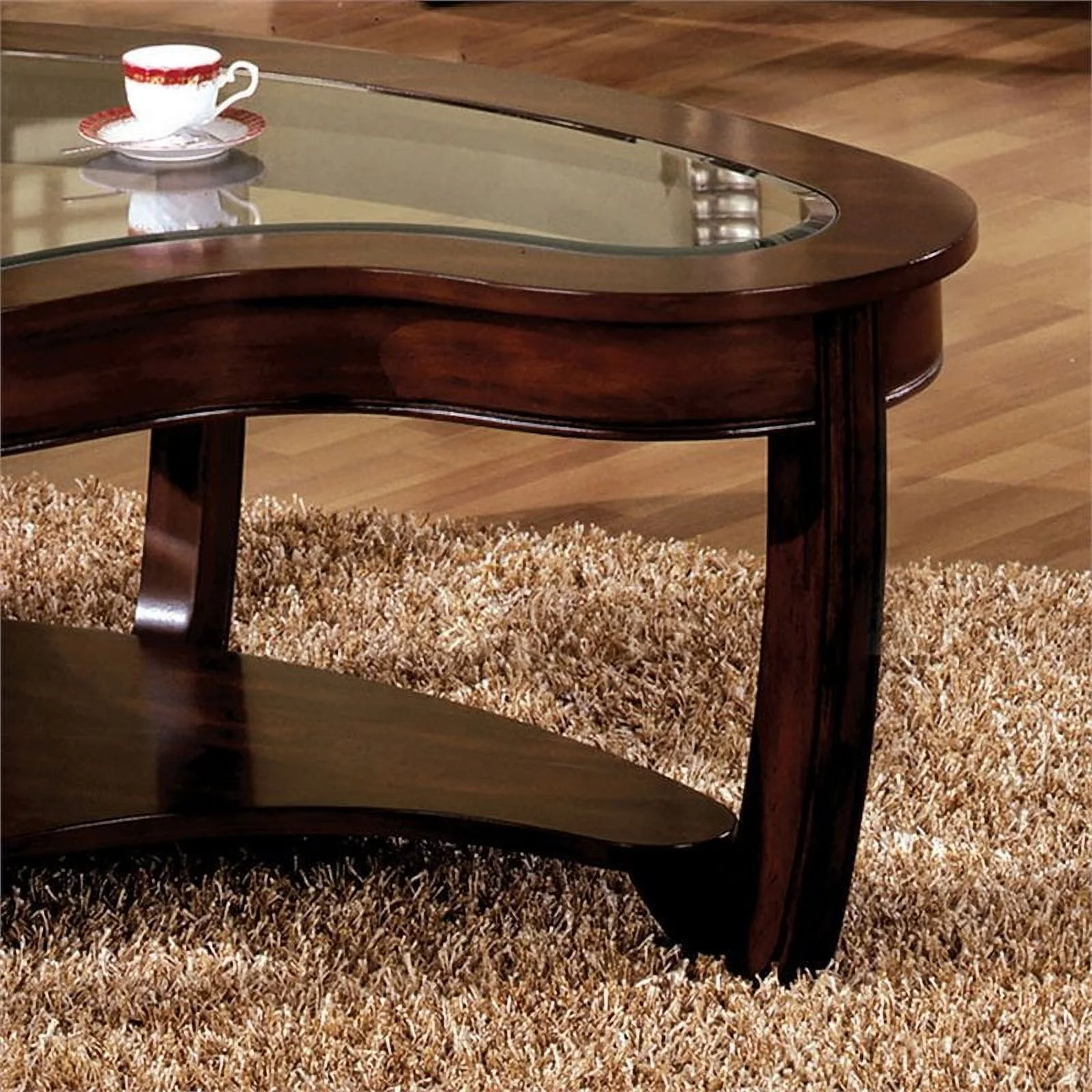Bowery Hill Coffee Table in Dark Cherry