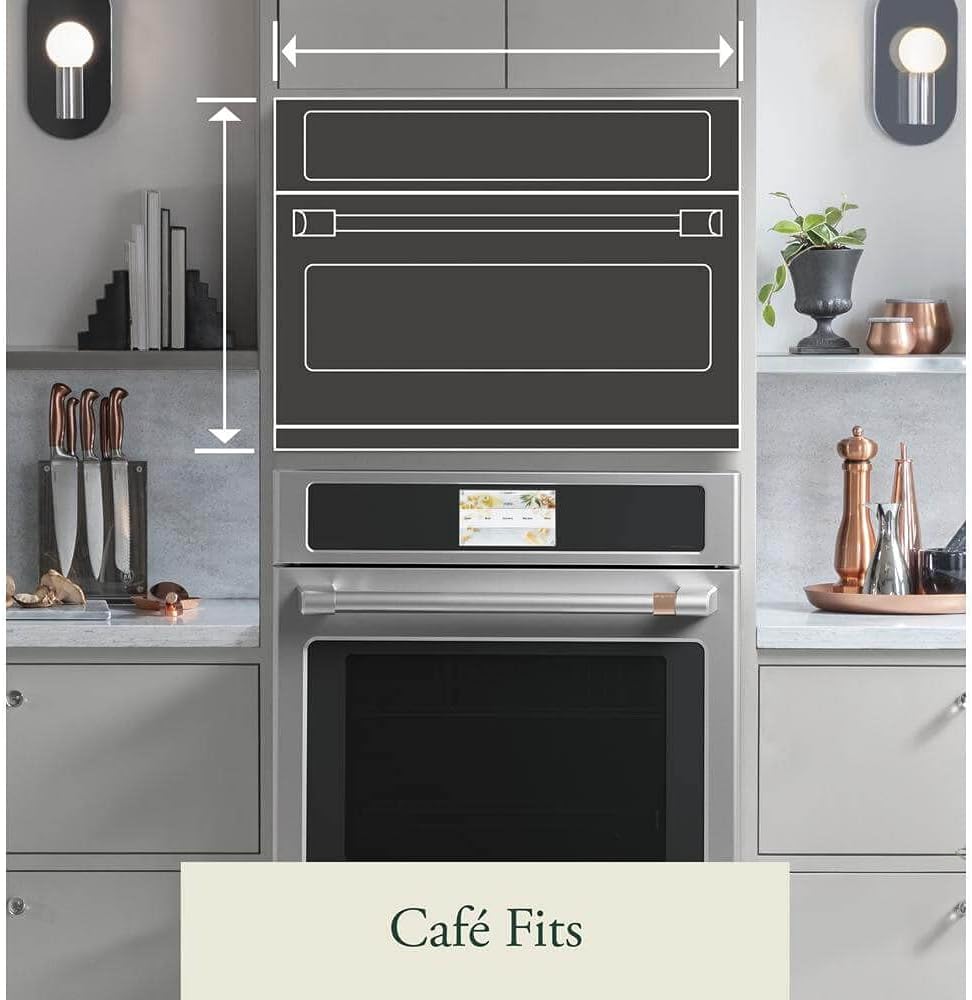 Cafe CTD90FP2NS1 30" Professional Stainless Steel French Door Smart Double Wall Oven with 10 cu. ft. Total Capacity Convection French Door Sabbath Mode