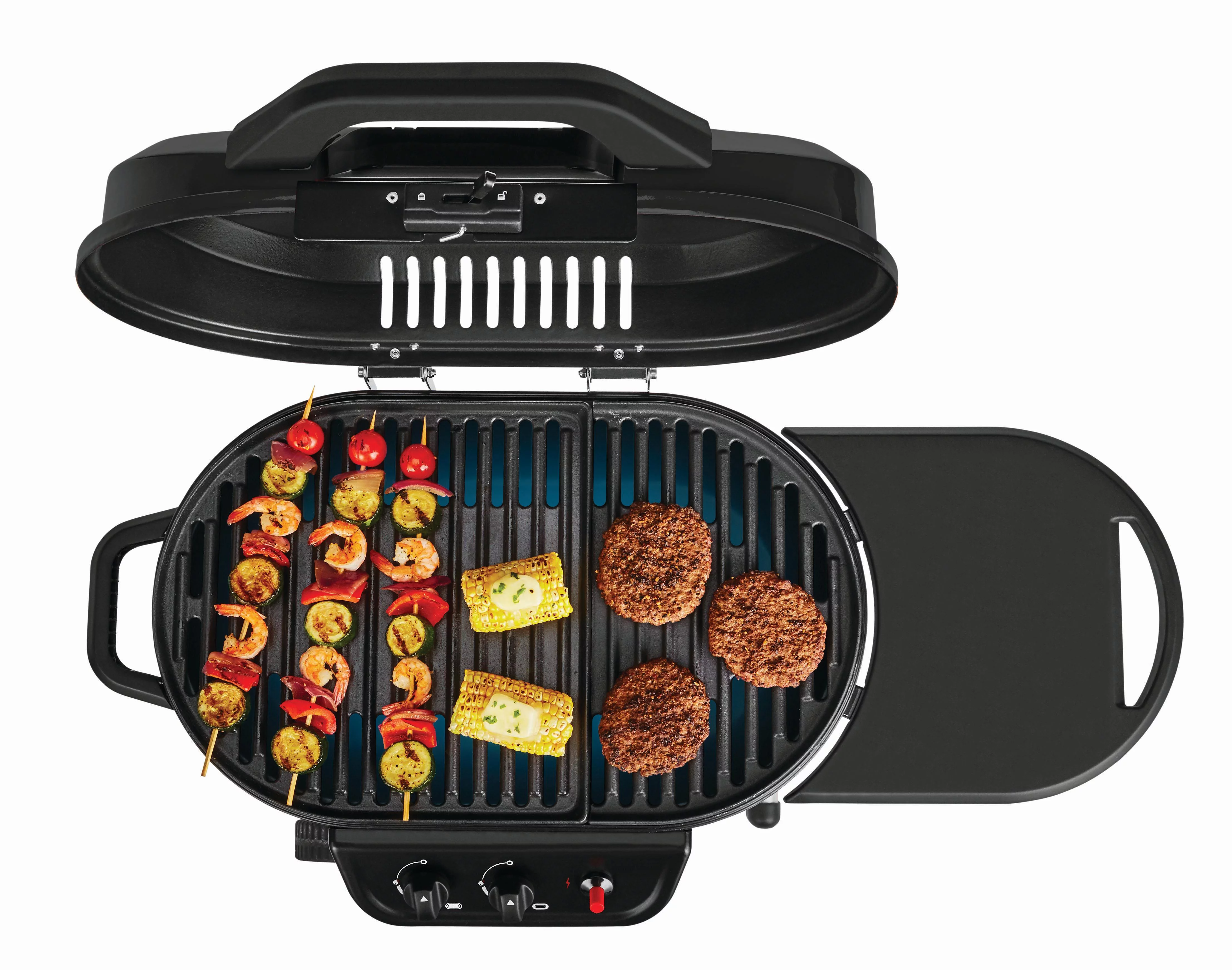 Coleman RoadTrip 225 Standup Propane Gas Grill, Red