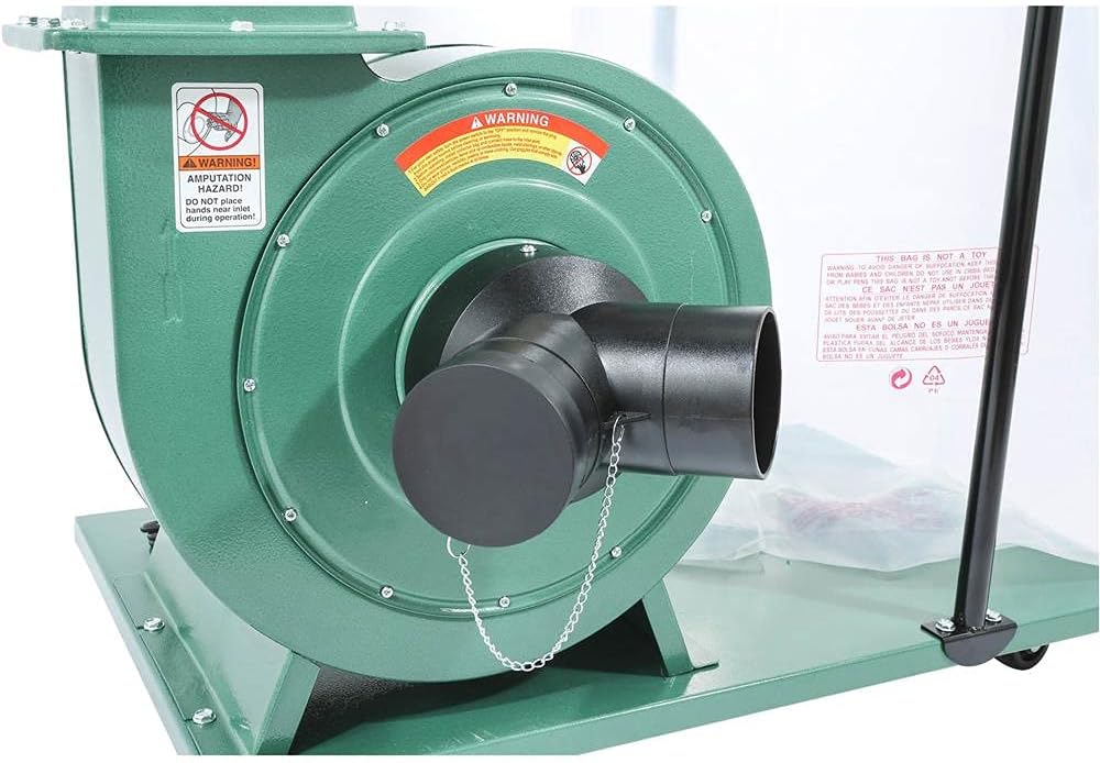 Grizzly Industrial G1028Z2-1-1/2 HP Portable Dust Collector