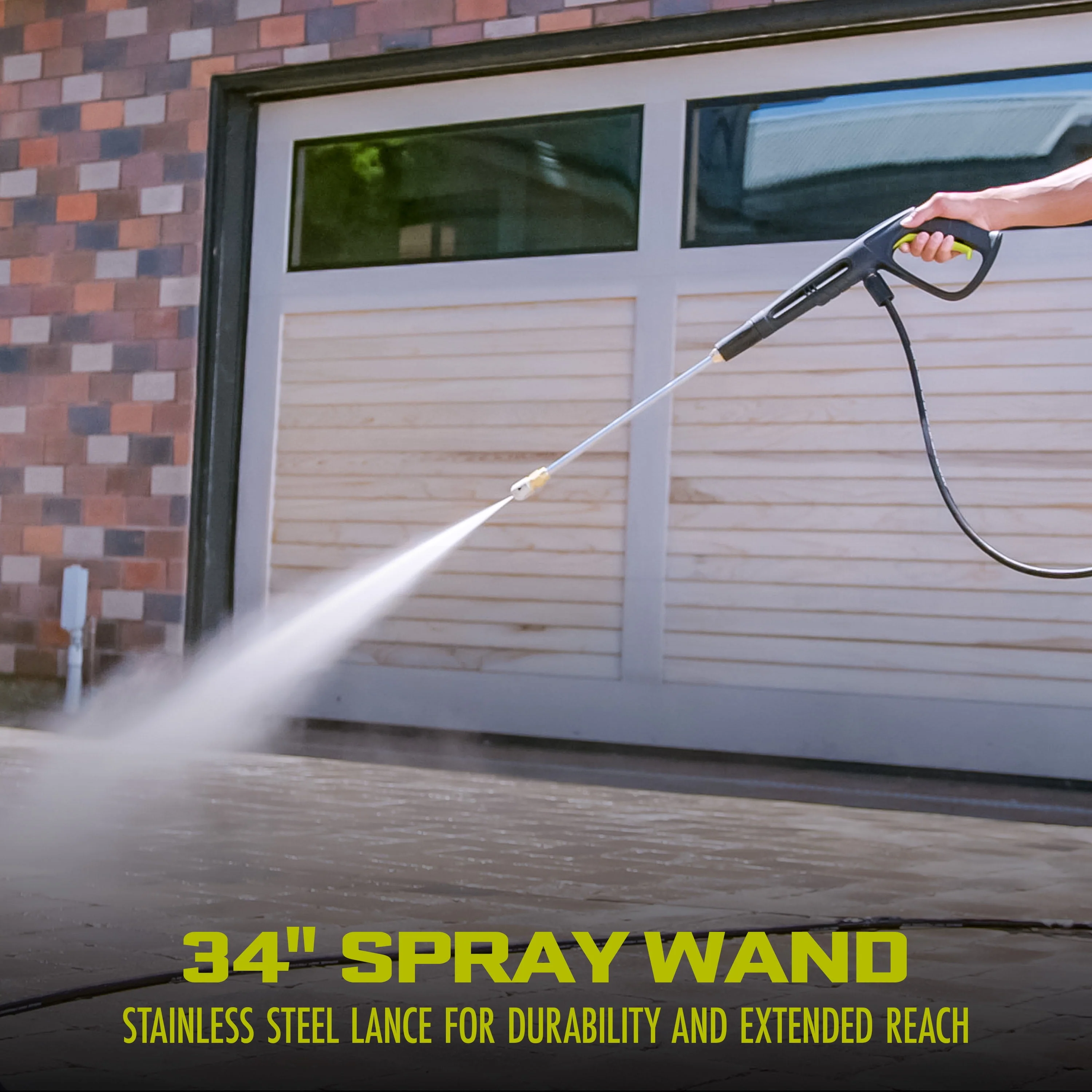 Sun Joe SPX3000 Electric Pressure Washer, 14.5-Amp, Quick-Connect Tips