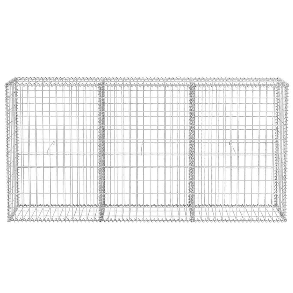 vidaXL Gabion Basket Galvanized Steel 78.7x11.8x39.4 - Shop Hardware Tools Online Store