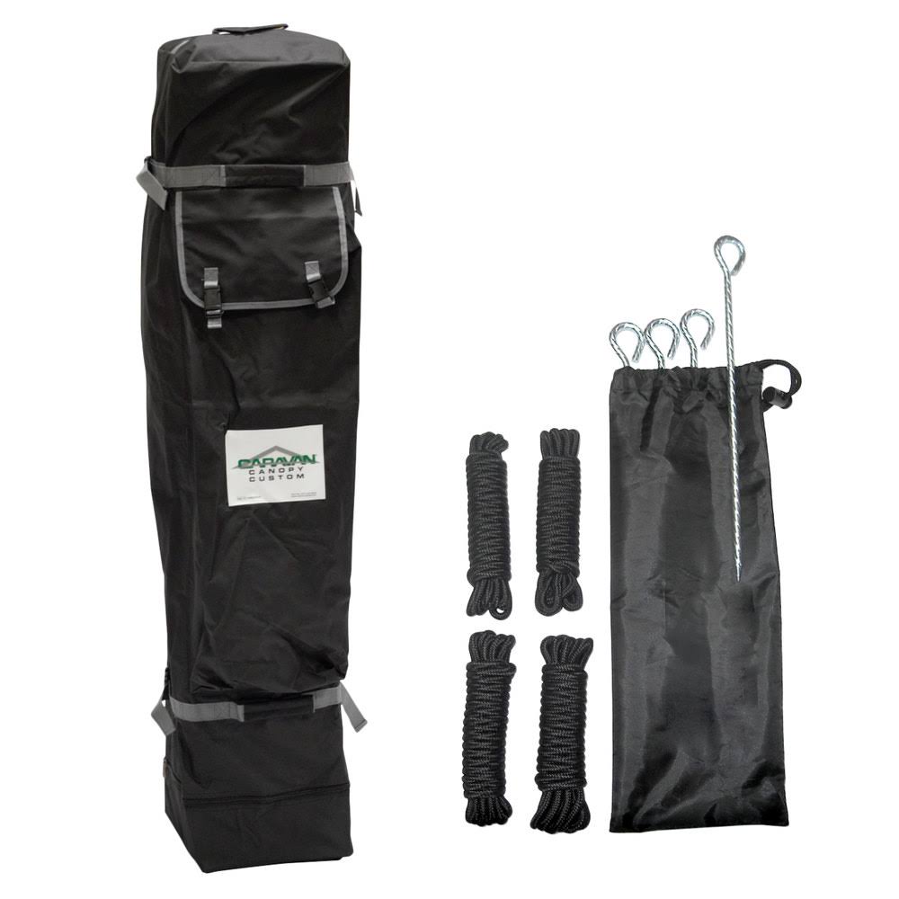 Caravan Canopy 21003605040 Traveler 10' x 10' Green Light-Duty Commercial Grade Instant Canopy Kit