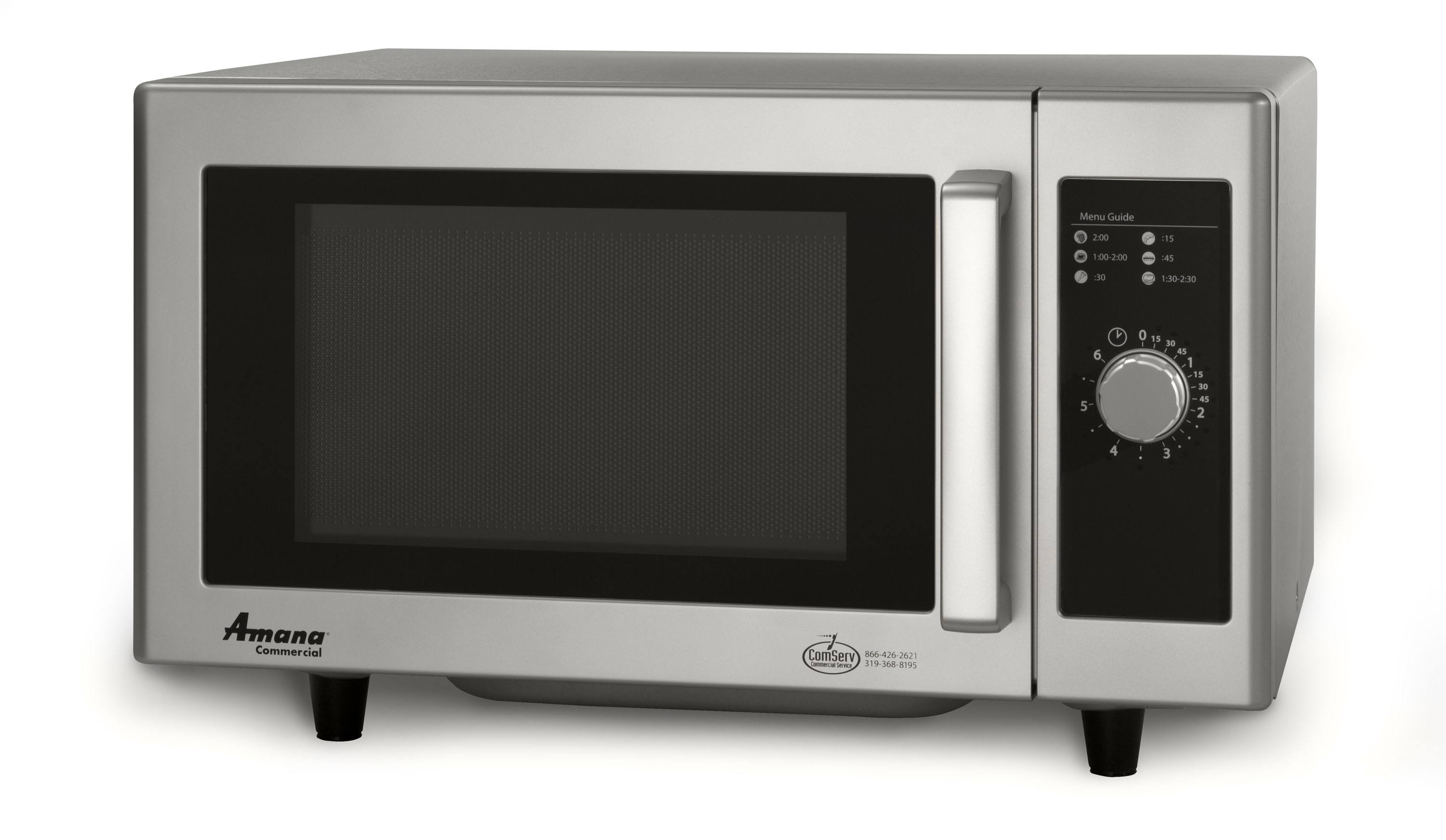 Amana RMS10D 1000W Microwave - 0.8 cu ft - Stainless Steel