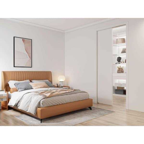 CALHOME Soft Close and Open 24 in. to 36 in. x 80 in. Aluminum Upright Universal Pocket Door Frame for 2 in. x 4 in. Stud Wal - Shop Hardware Tools Online Store