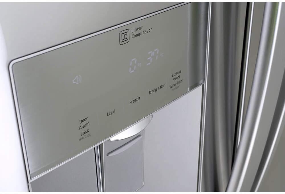LG LFDS22520S 30 Inch French Door Refrigerator with 21.8 cu. ft. Capacity