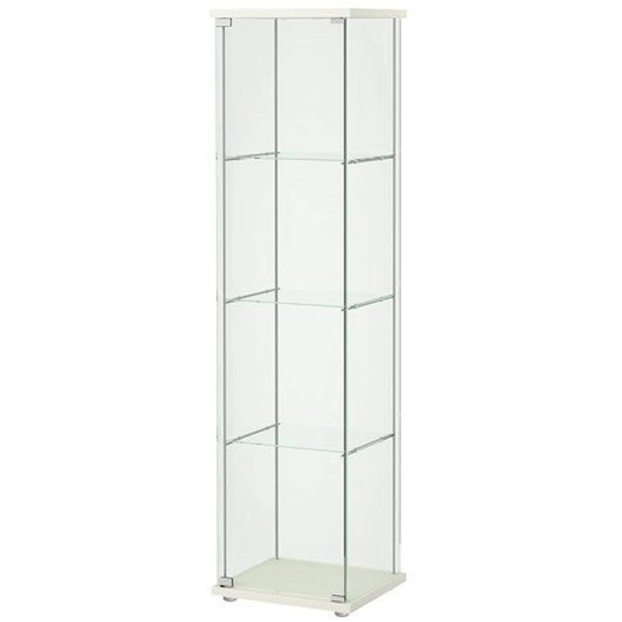 IKEA Detolf Glass Curio Display Cabinet White 34210.20295.66