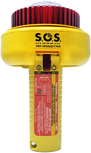 Sirius Signal SOS LED Electronic Visual Distress Signal with Daytime Distress Flag, and Whistle - CG Approved