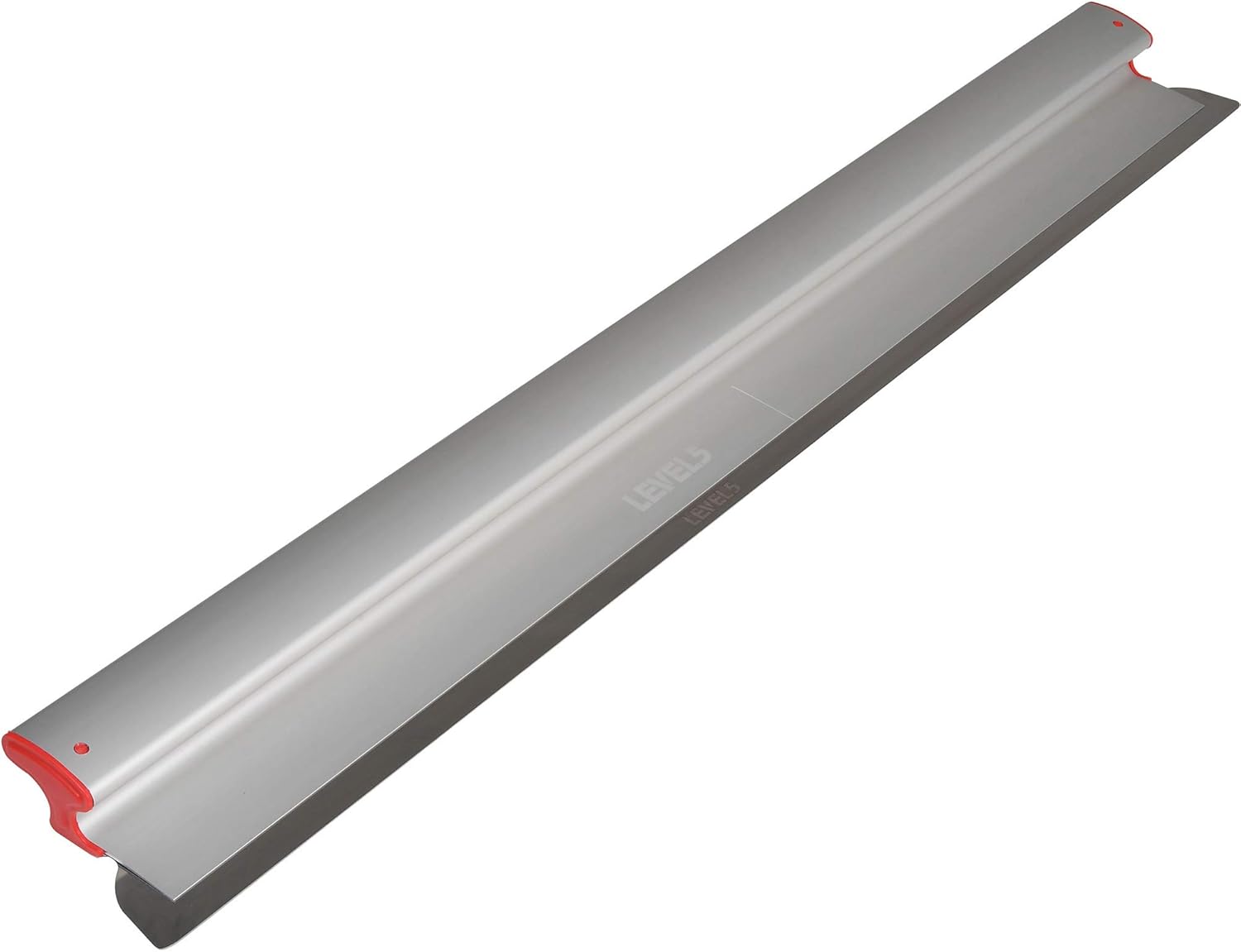 LEVEL5 14" Skimming Blade | Smoothing/Knock-Down Knife | Extruded Aluminum & European Stainless Steel Construction | High-Impact End Caps | Sheetrock Drywall Gyprock Wall-Board Plasterboard | 4-914