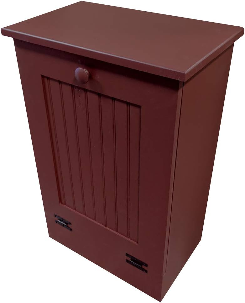 Tilt Out Wooden Trash Cabinet (Solid - Cottage White)