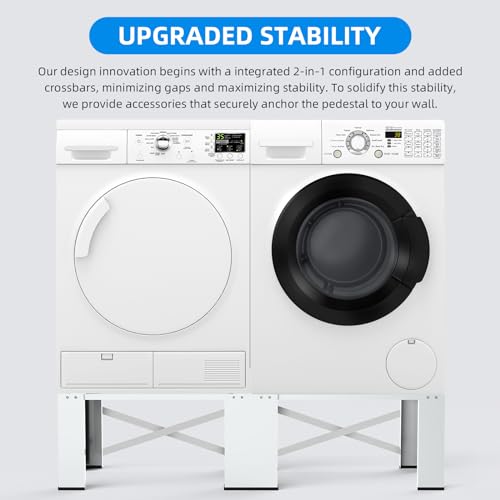 2 in 1 Washer and Dryer Pedestal 28''