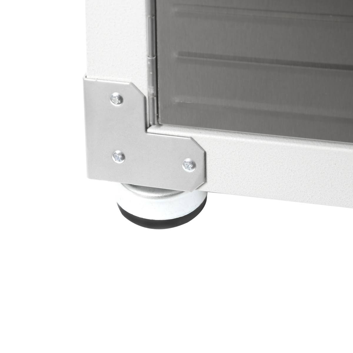 Seville Classics UltraHD 2-Door Rolling Storage Cabinet, 36x22 W x 18x22 D x 72x22 H, White