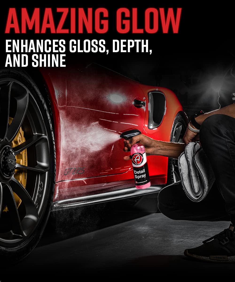 Adam's Detail Spray 5 Gallon - Quick Waterless Detailer Spray for Car Detailing | Polisher Clay Bar & Car Wax Boosting Tech | Add Shine Gloss Depth Paint | Car Wash Kit & Dust Remover