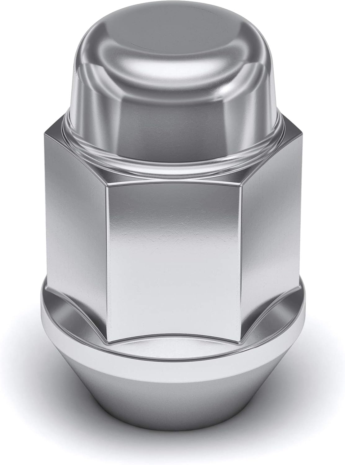 White Knight 1704S-20AM Chrome 1/2"-20 Bulge Acorn Lug Nut, Pack Pack of 2