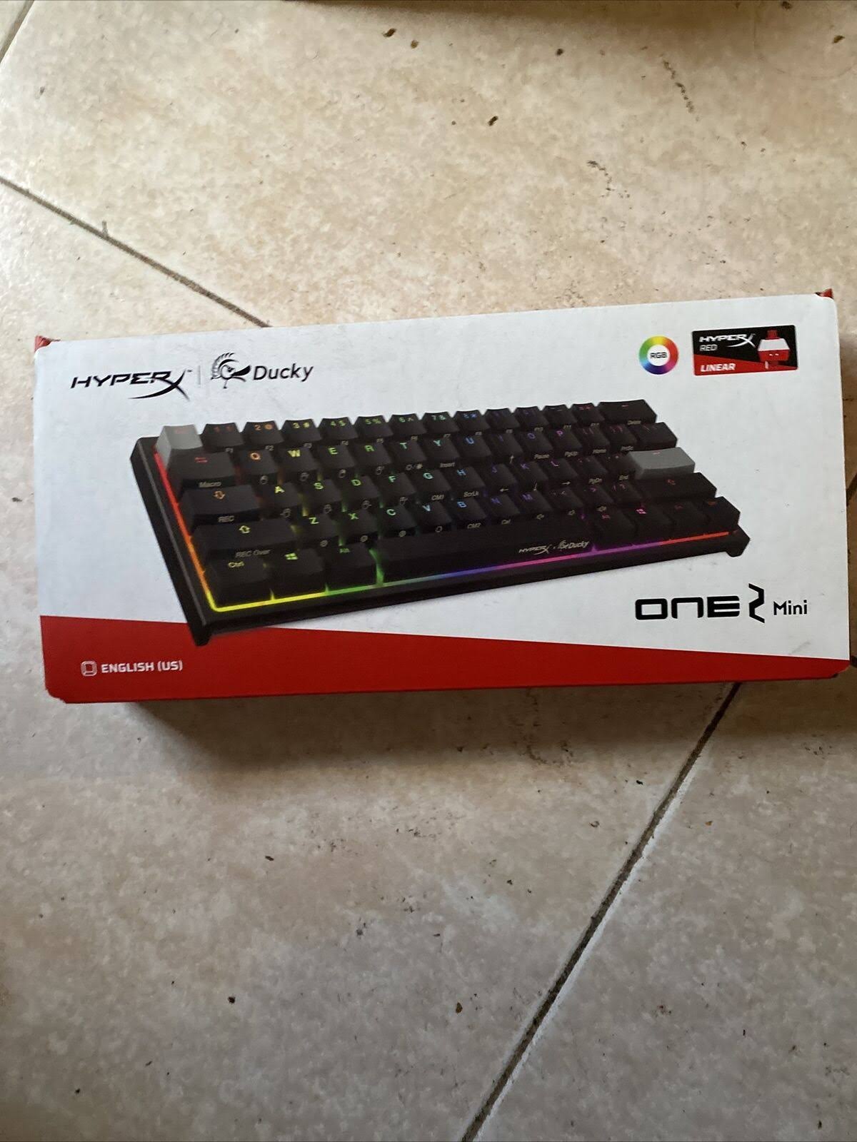HyperX x Ducky One 2 Mini Mechanical Gaming Keyboard Black