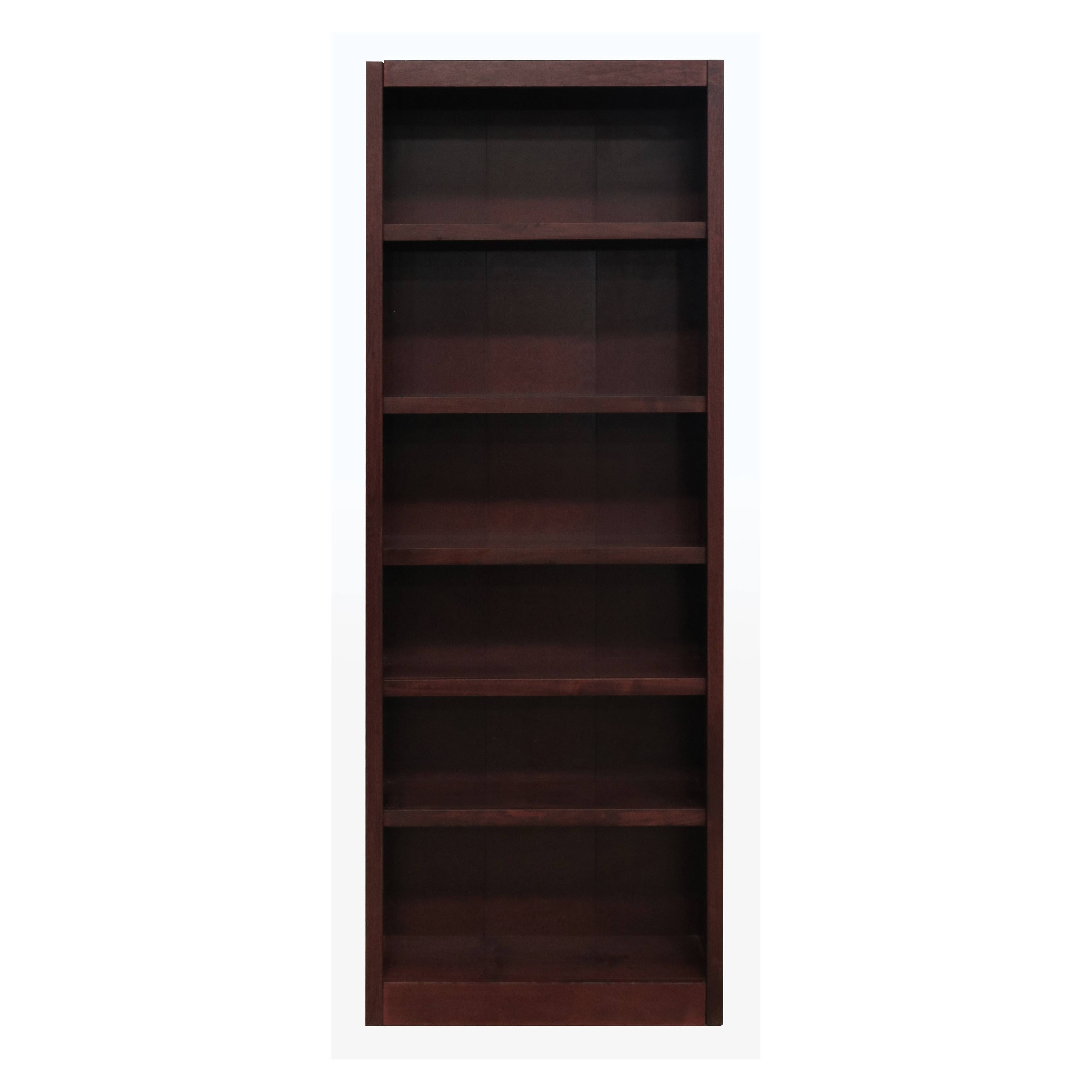 Concepts in Wood Bookcase 6 Shelves Cherry