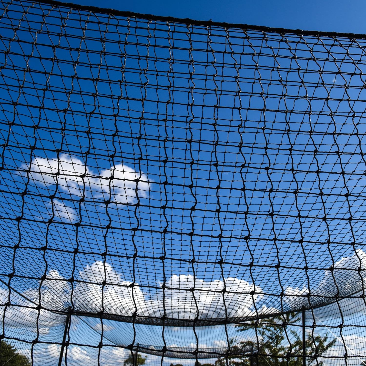 Baseball Batting Cage Nets [12 Sizes] | Professional Fully Enclosed #42 Grade Heavy Duty HDPP Netting | Baseball & Softball Cage Netting | Hitting Cage Net