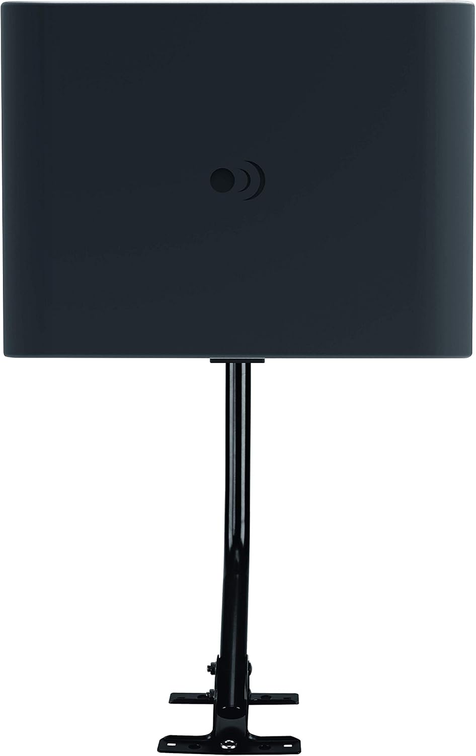 Antennas Direct ClearStream FLEX Amplified TV Antenna, 50+ Mile Range, UHF/VHF, Multi-Directional, Grips to Walls, USB In-Line Amplifier, 12 ft. Coaxial Cable, 4K Ready, Black/White/Paintable - FLEX
