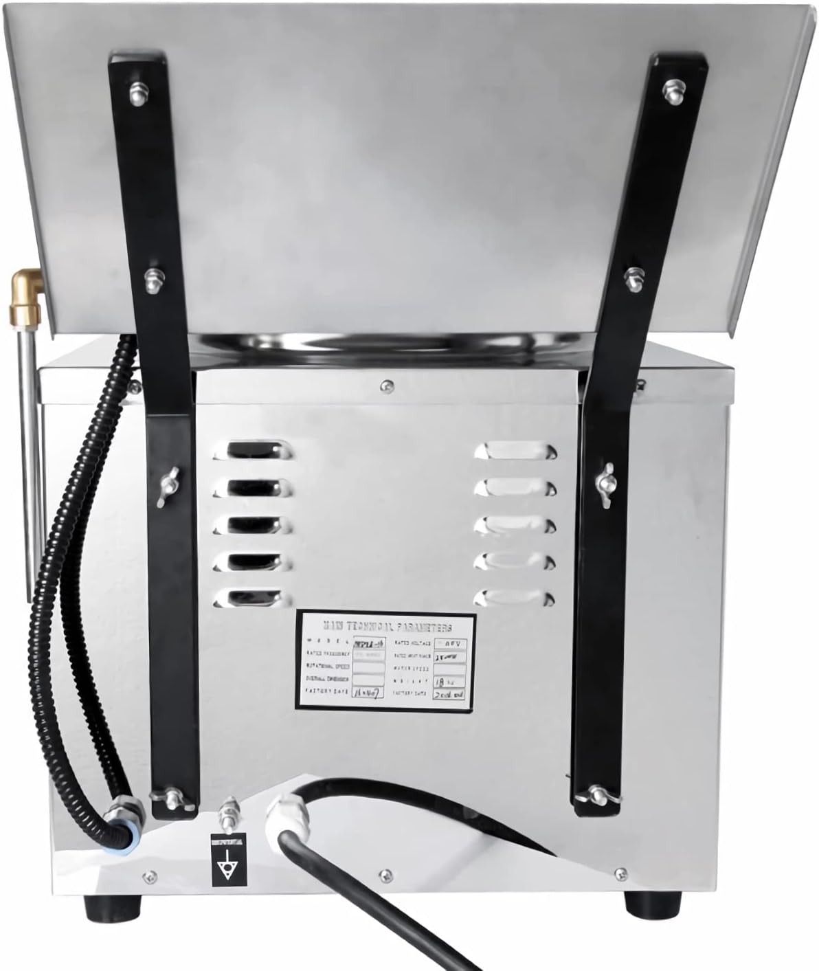 16L Commercial Electric Pressure Fryer Stainless Steel Countertop Pressure Fryer Electric Pressure Deep Fryer Cooking Professional Tabletop Restaurant Kitchen Frying Machine 110V 2.4KW