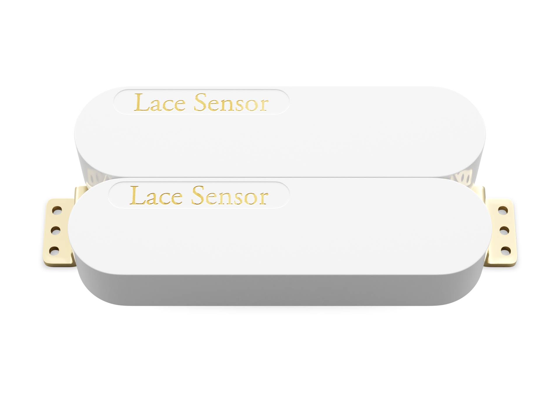 Lace Sensor Gold-Gold Dually Humbucker Pickup White