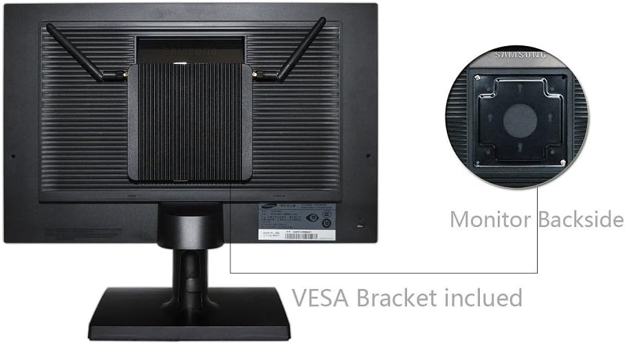 Quad core Tiny Computer with 4 LAN Ports, VGA, 4 USB, 8GB RAM 128GB SSD, Mini PC Advanced Router/Firewall