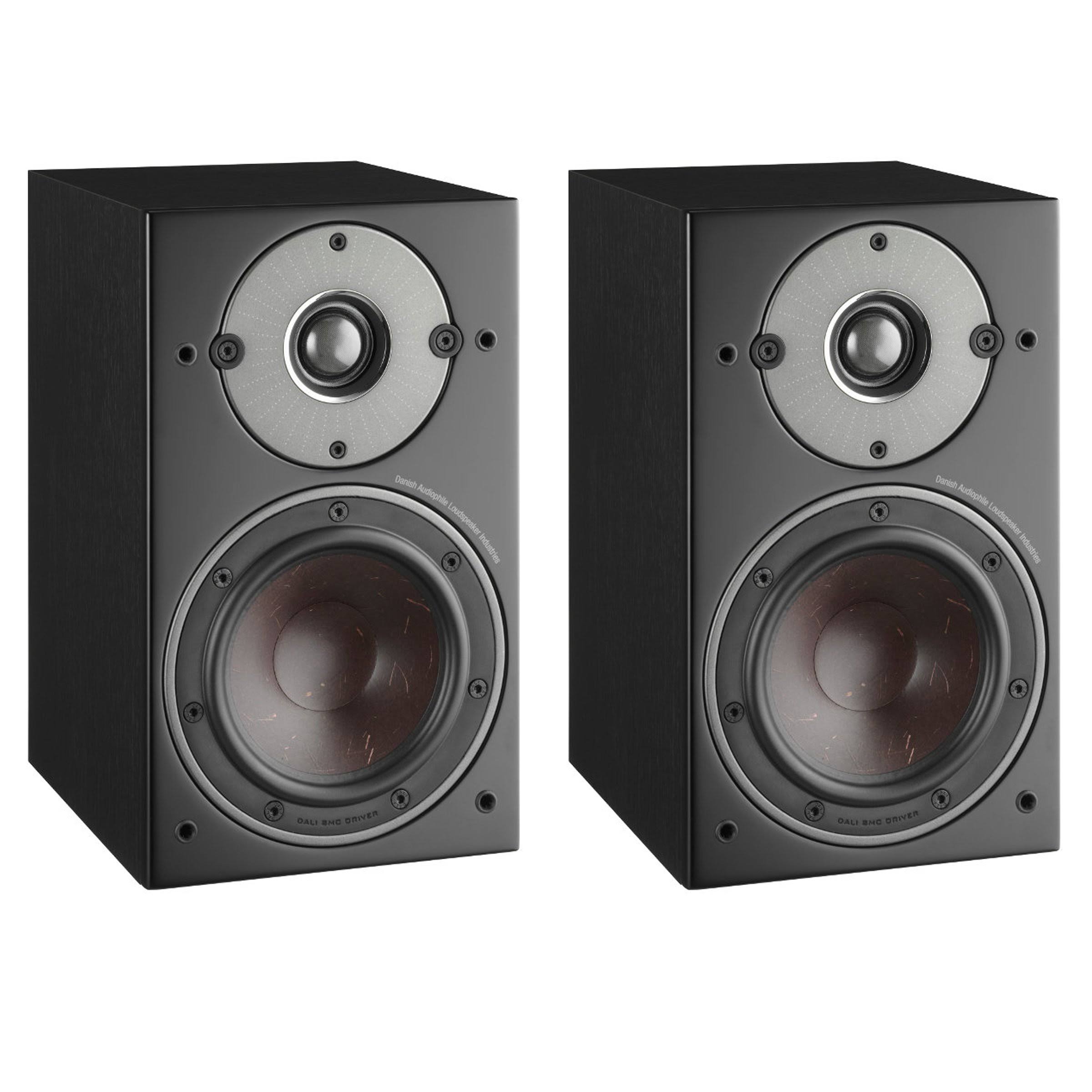 Dali Oberon 1 Bookshelf Speakers - Pair - Black