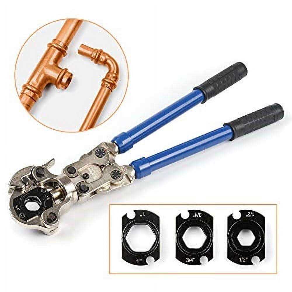 submitnewspa IWS-1632AF Copper Tube Fittings Crimping Tool with 1/2,3/4 and 1-inch Jaw for ProPress Copper fitting-manufactured by Iwiss - Shop Hardware Tools Online Store